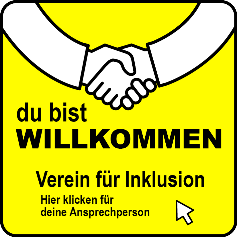 Inklusions-Button – Du bist willkommen!
